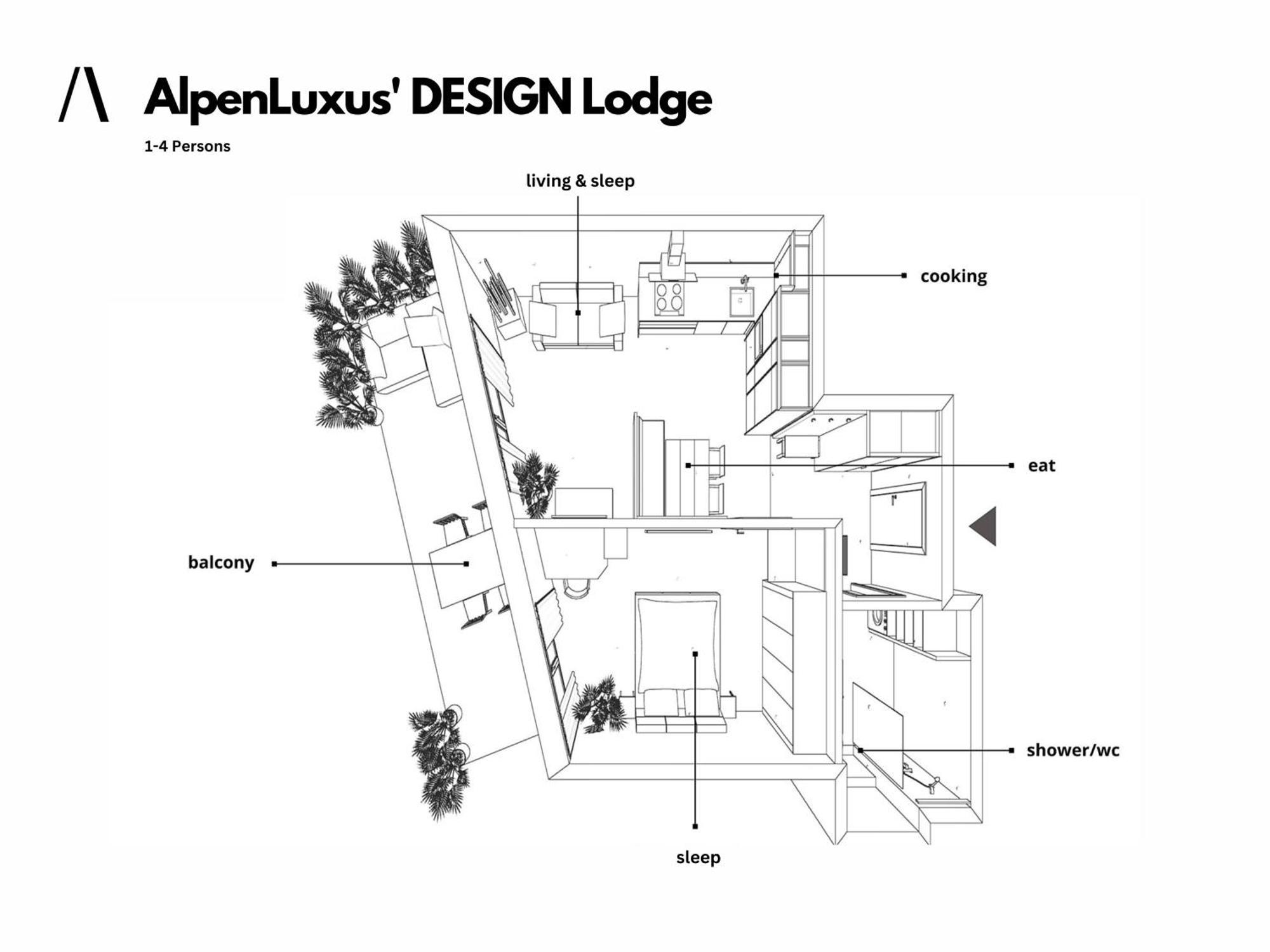 Alpenluxus' Design Lodge With Terrace & Car Park Крамзах Экстерьер фото